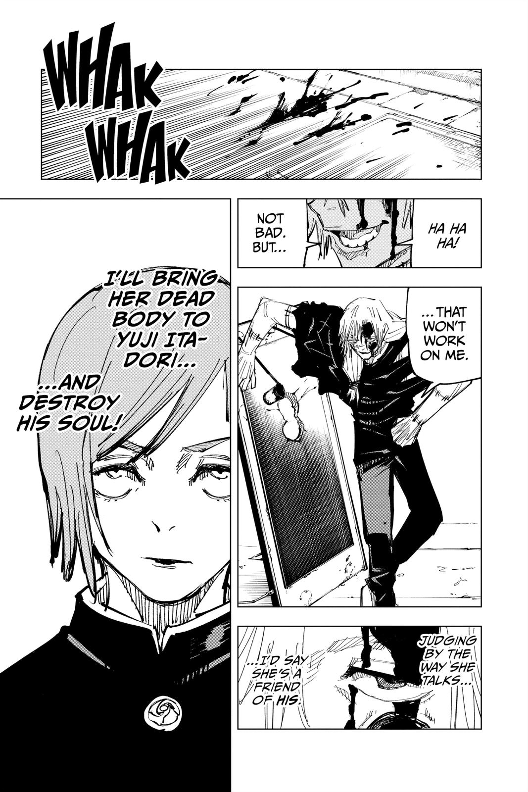 Jujutsu Kaisen Chapter 122 — page 19