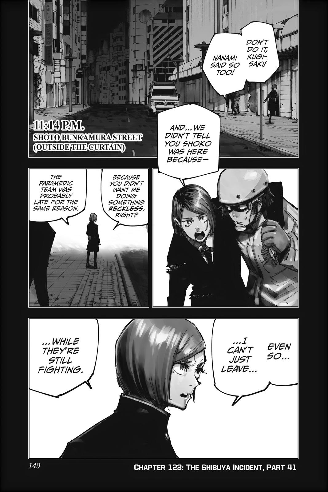 Jujutsu Kaisen Chapter 123 — page 1