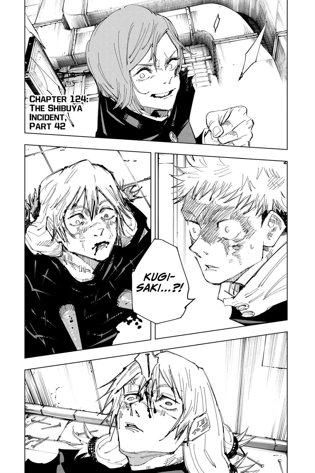 Jujutsu Kaisen Chapter 124 — page 1
