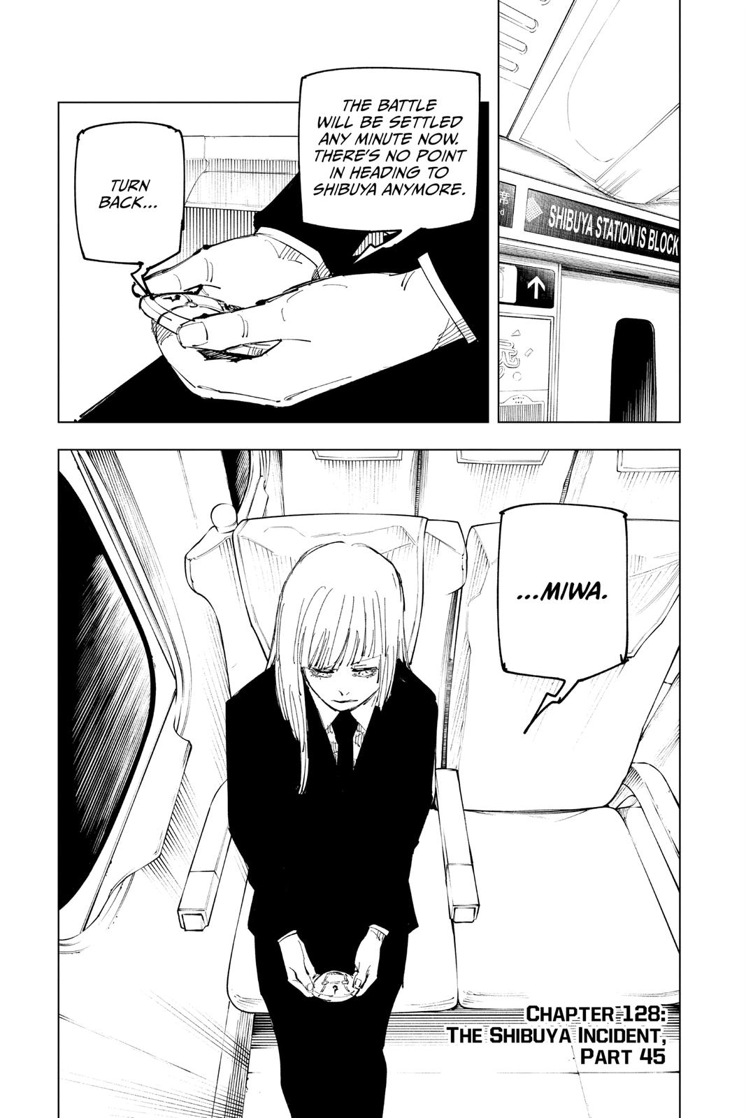 Jujutsu Kaisen Chapter 128 — page 1