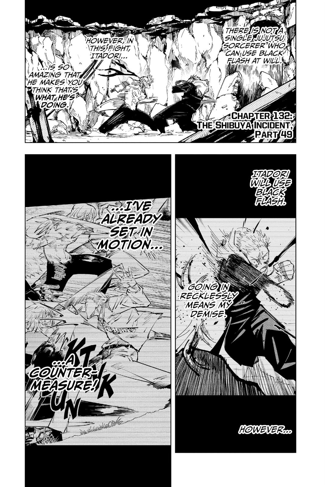 Jujutsu Kaisen Chapter 132 — page 1