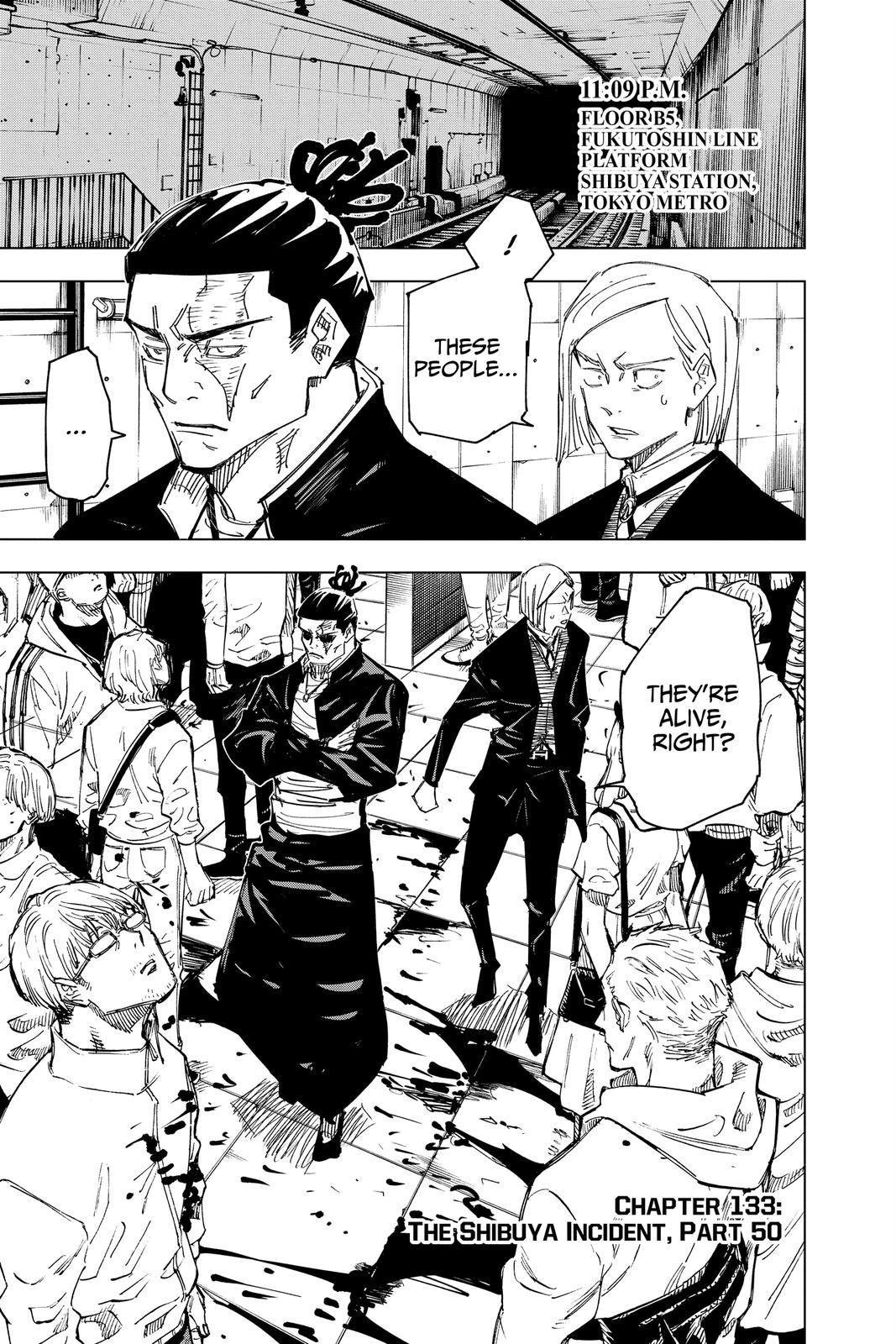 Jujutsu Kaisen Chapter 133 — page 1