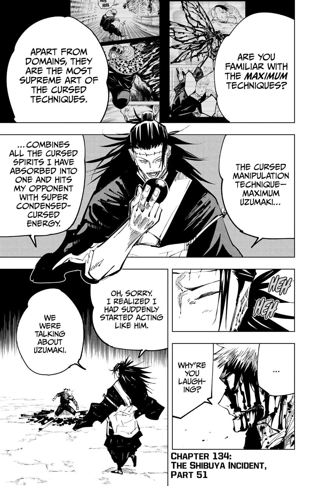 Jujutsu Kaisen Chapter 134 — page 7