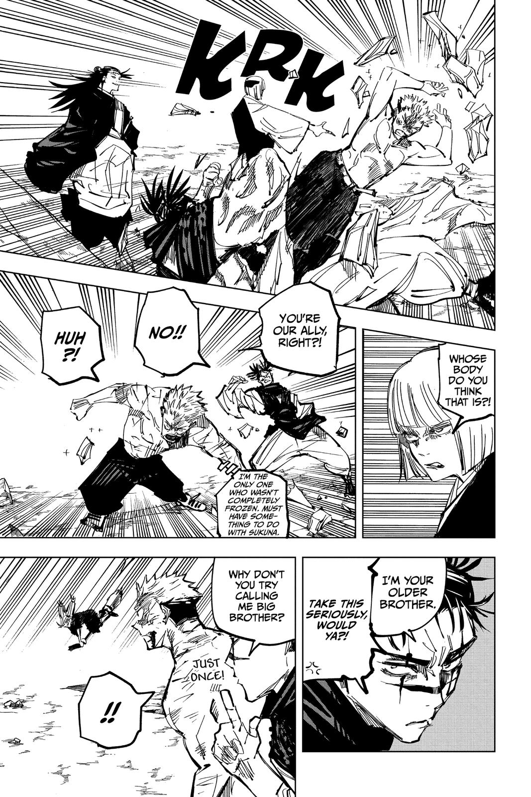 Jujutsu Kaisen Chapter 135 — page 11