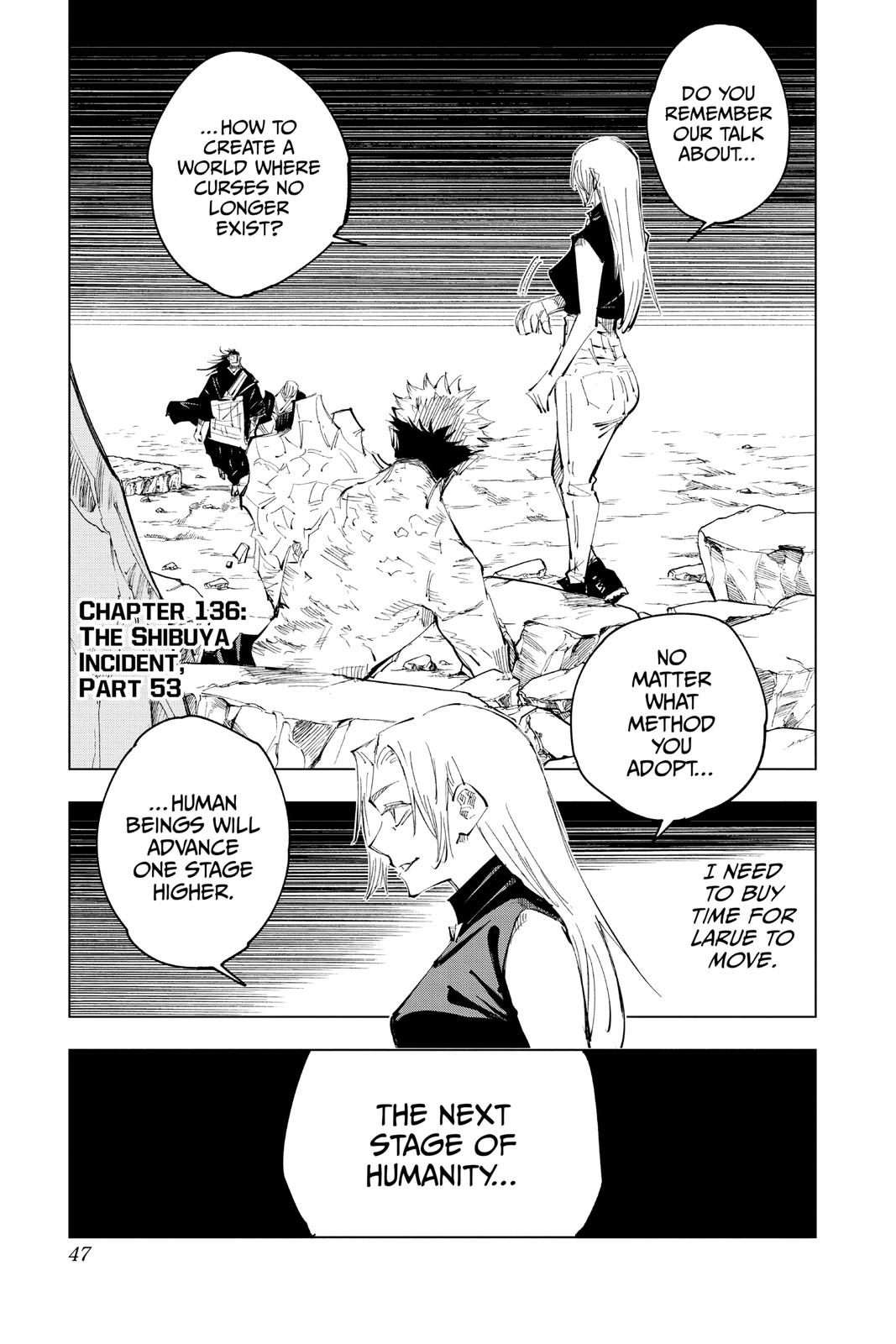 Jujutsu Kaisen Chapter 136 — page 1
