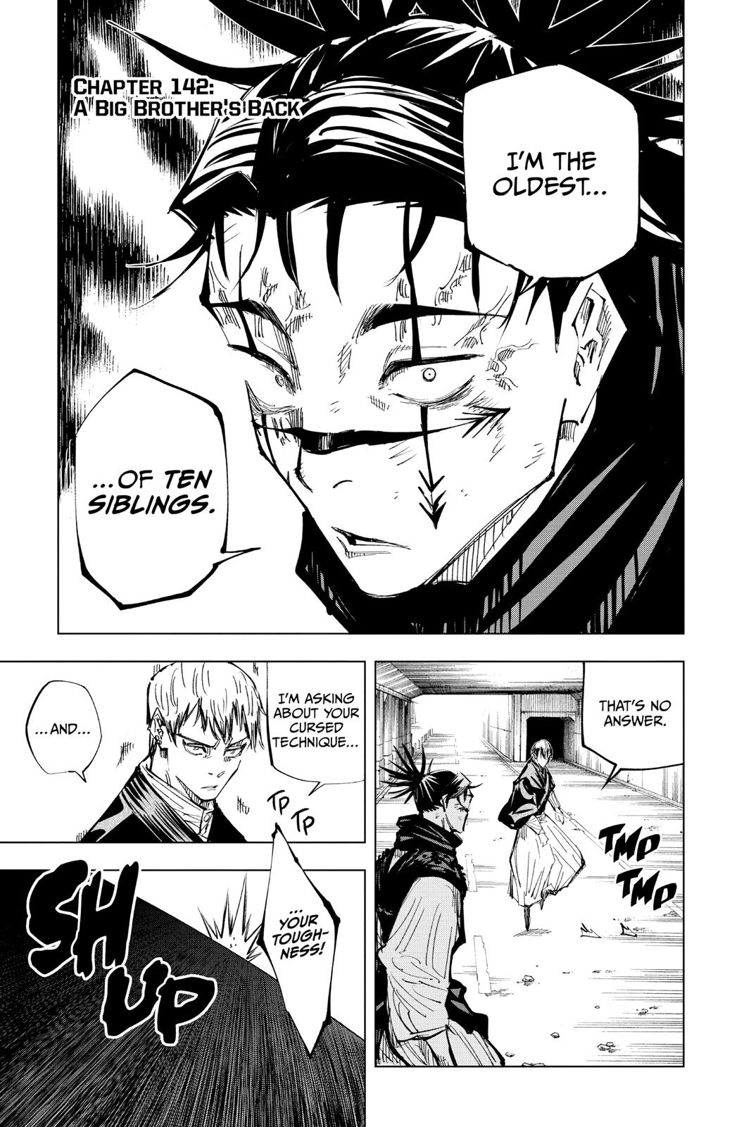 Jujutsu Kaisen Chapter 142 — page 1
