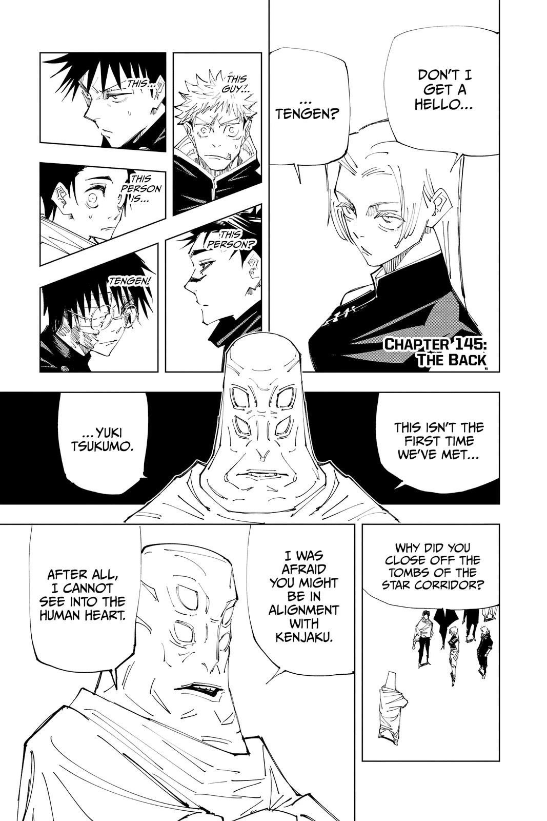 Jujutsu Kaisen Chapter 145 — page 1