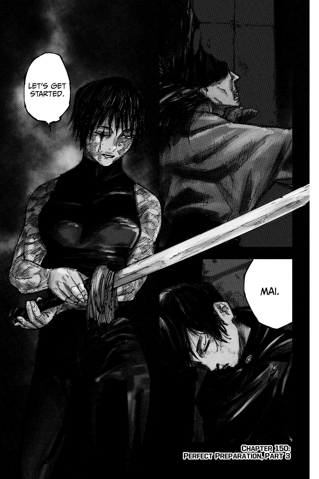 Jujutsu Kaisen Chapter 150 — page 1