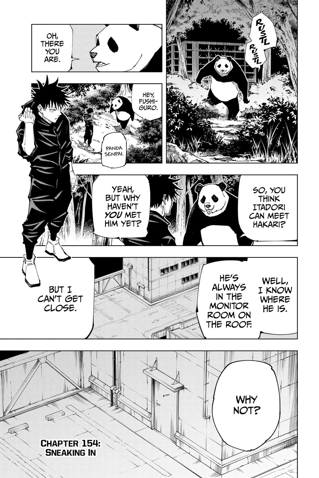 Jujutsu Kaisen Chapter 154 — page 1