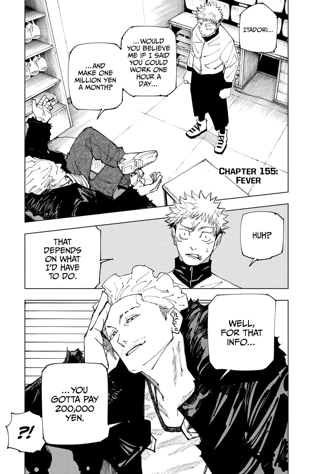 Jujutsu Kaisen Chapter 155 — page 1