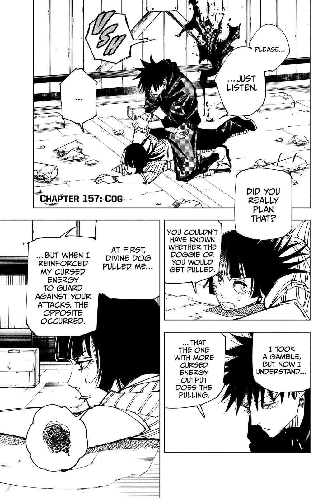 Jujutsu Kaisen Chapter 157 — page 1