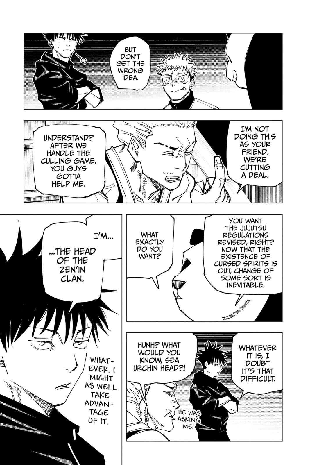 Jujutsu Kaisen Chapter 158 — page 3