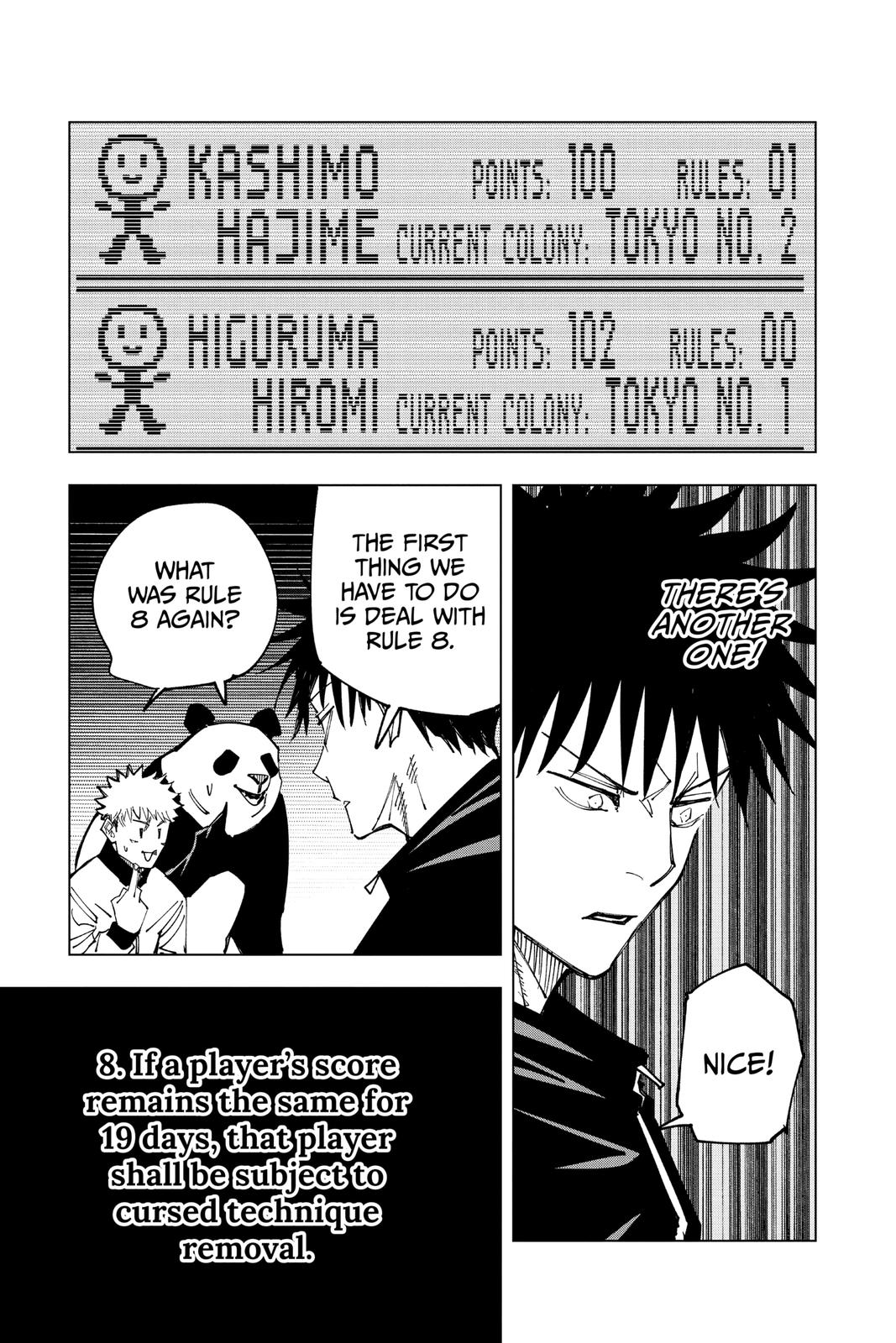 Jujutsu Kaisen Chapter 158 — page 17