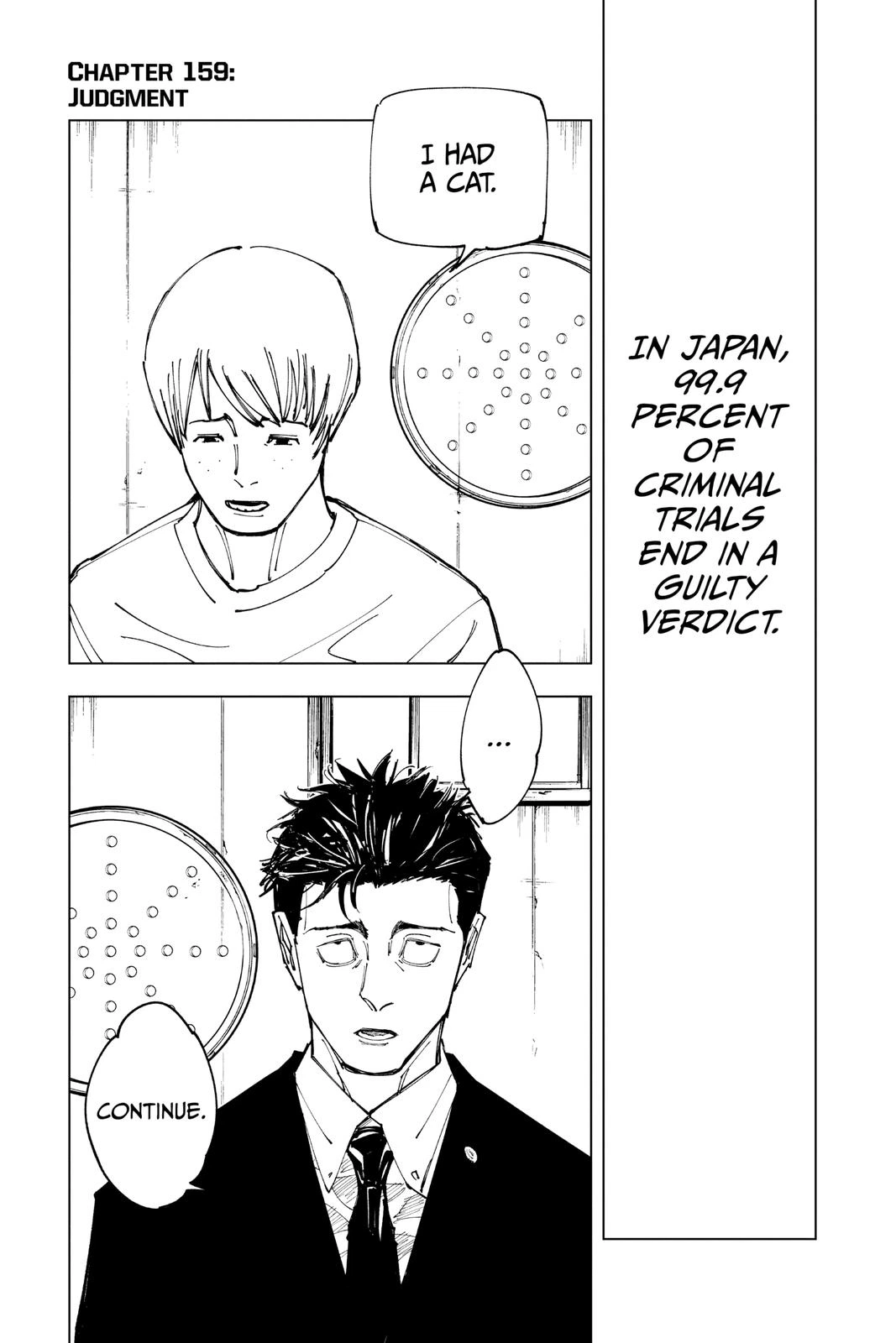 Jujutsu Kaisen Chapter 159 — page 1