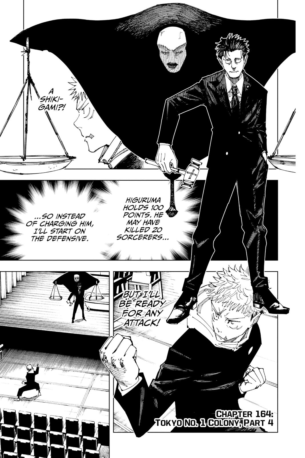 Jujutsu Kaisen Chapter 164 — page 1