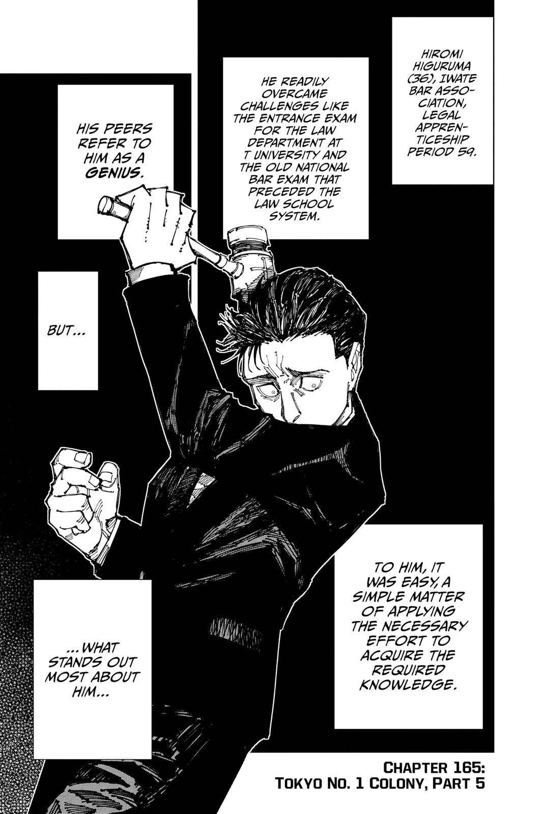 Jujutsu Kaisen Chapter 165 — page 1