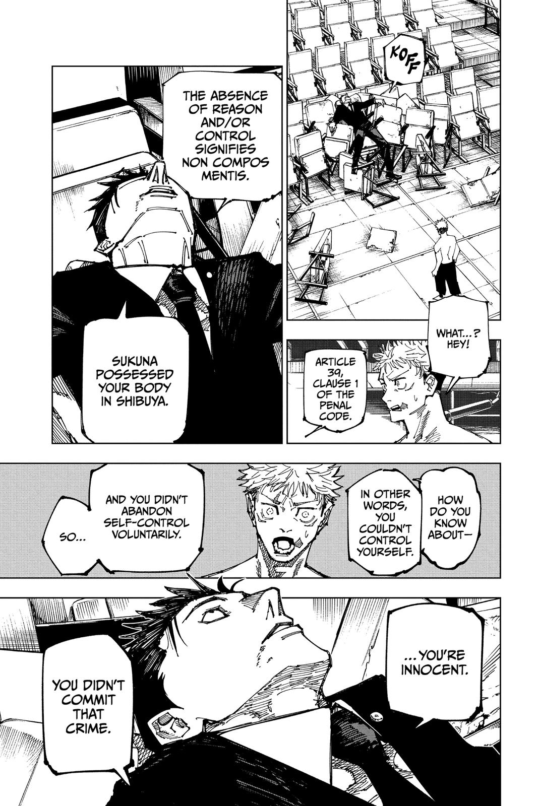 Jujutsu Kaisen Chapter 166 — page 15