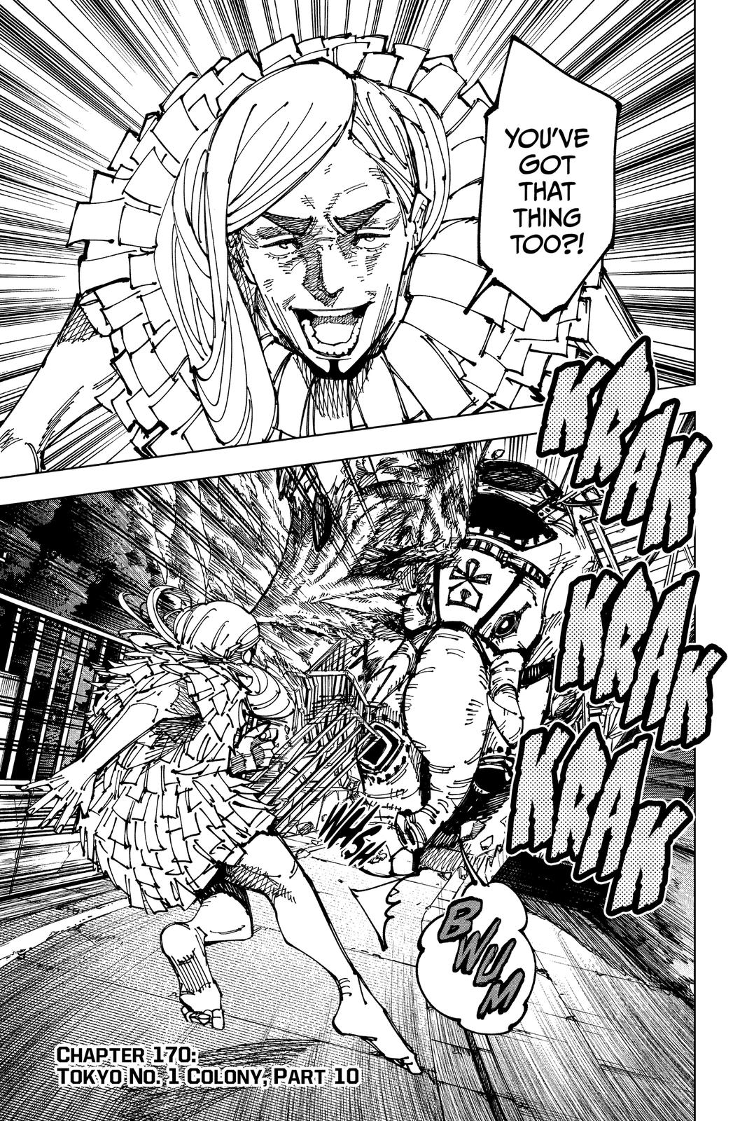 Jujutsu Kaisen Chapter 170 — page 1