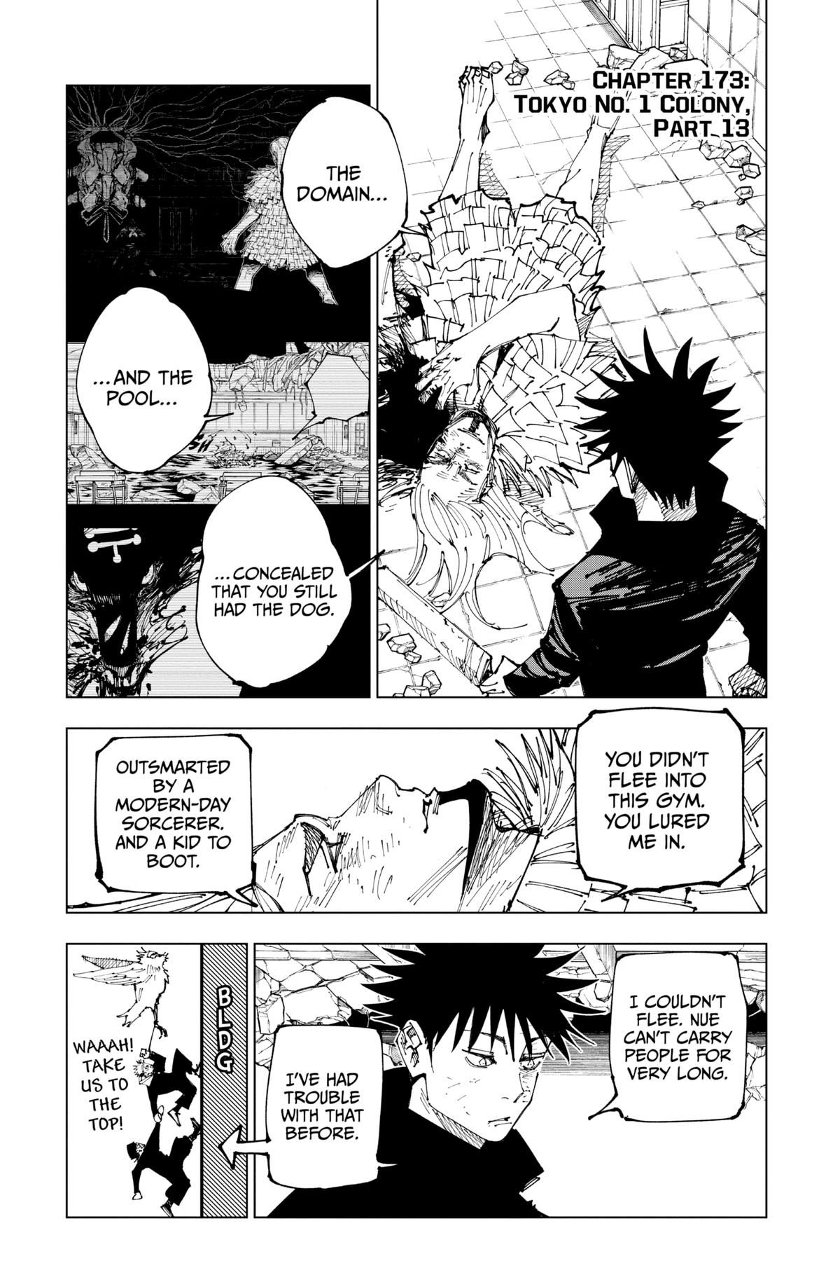 Jujutsu Kaisen Chapter 173 — page 1