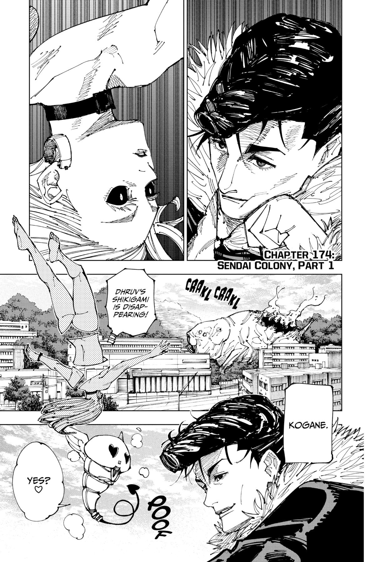 Jujutsu Kaisen Chapter 174 — page 1