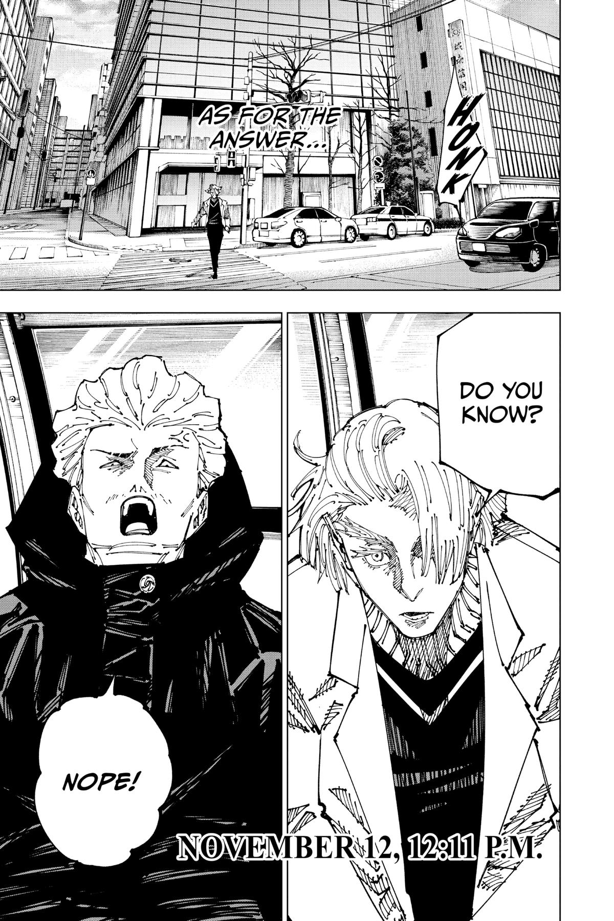 Jujutsu Kaisen Chapter 181 — page 22
