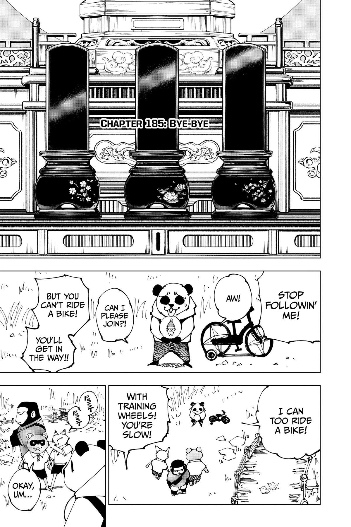 Jujutsu Kaisen Chapter 185 — page 3