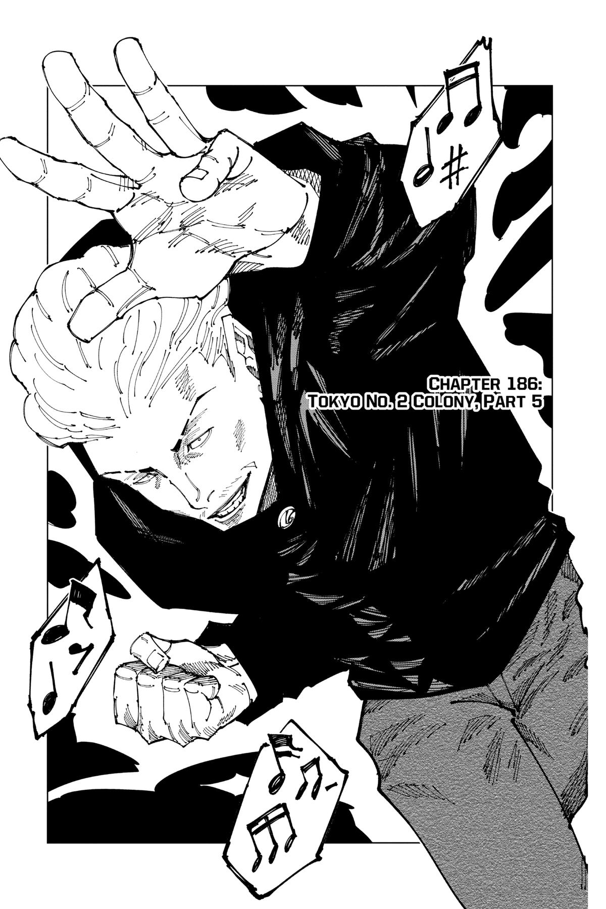 Jujutsu Kaisen Chapter 186 — page 1
