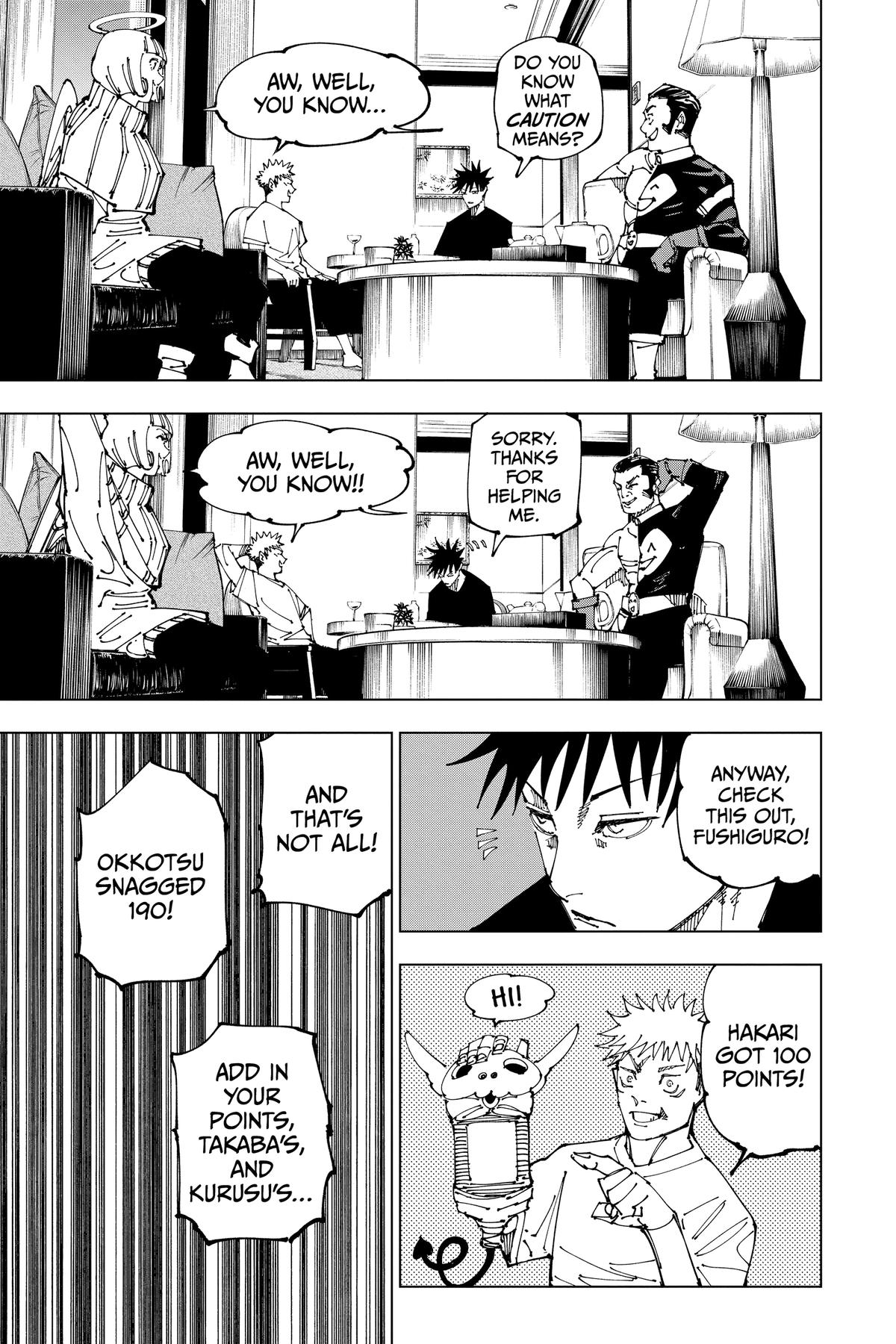 Jujutsu Kaisen Chapter 199 — page 9