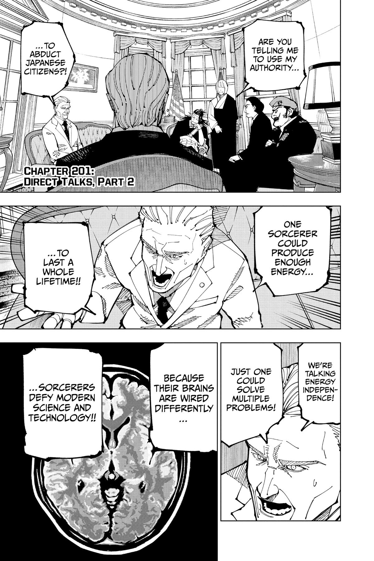 Jujutsu Kaisen Chapter 201 — page 1