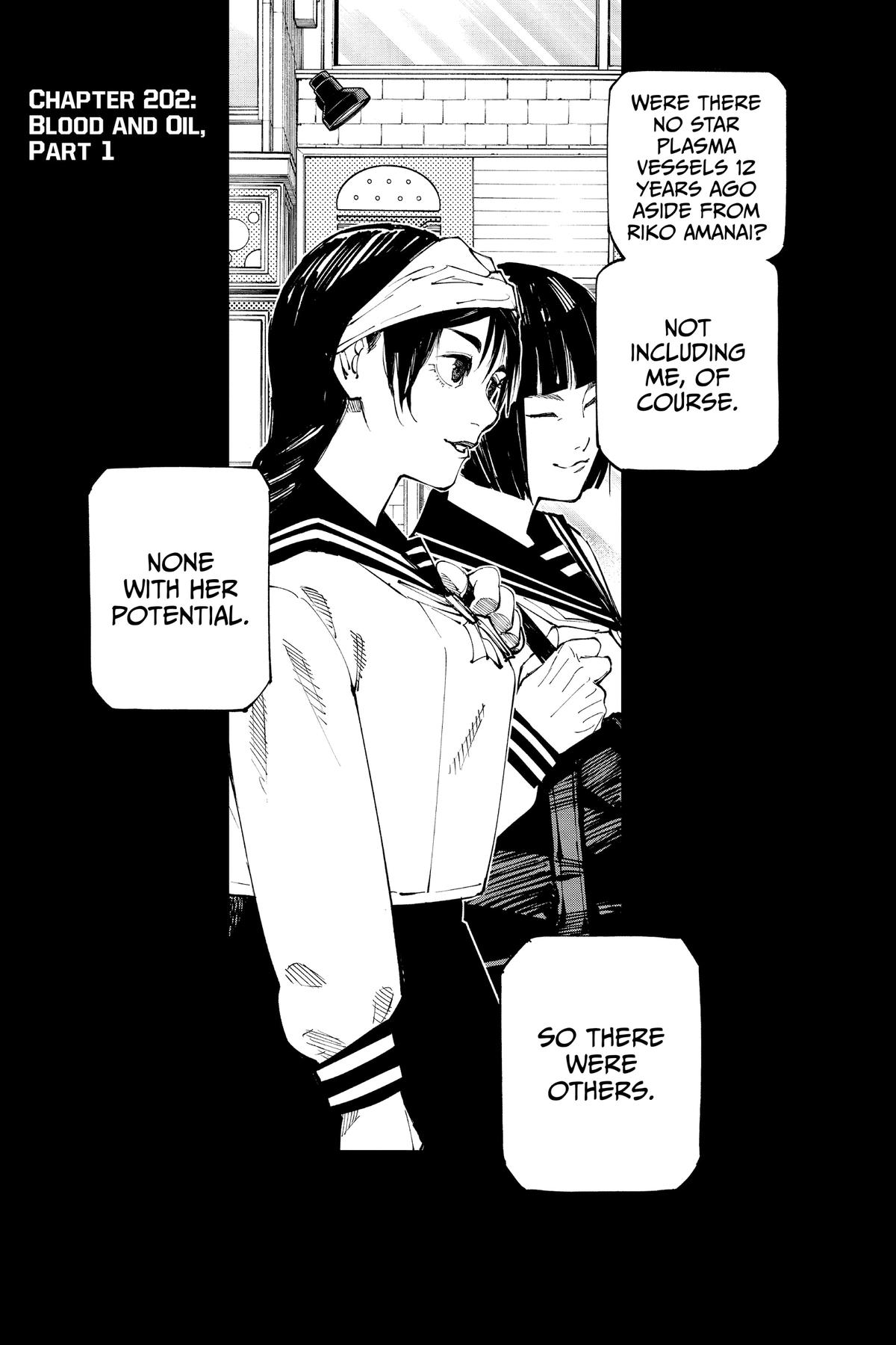 Jujutsu Kaisen Chapter 202 — page 1