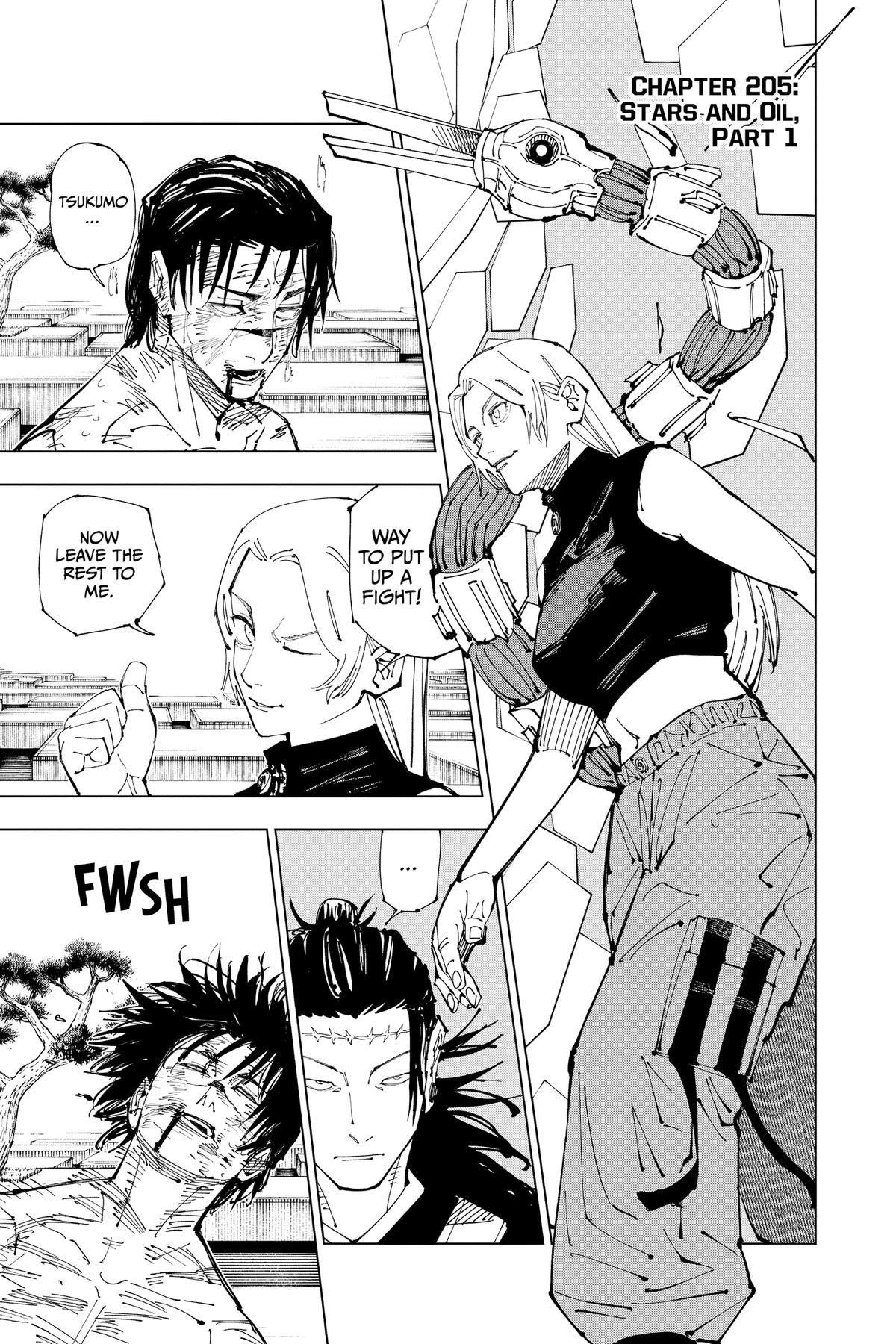 Jujutsu Kaisen Chapter 205 — page 1