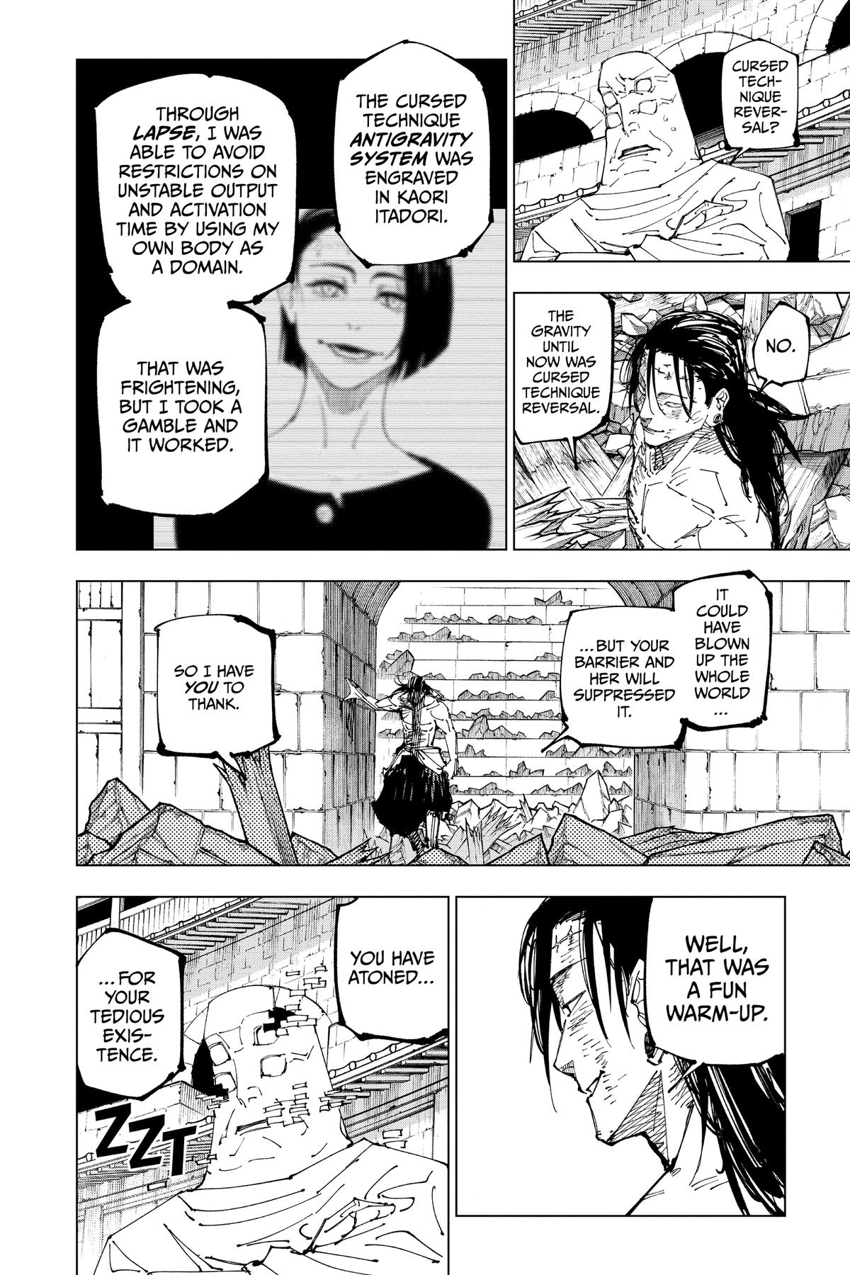 Jujutsu Kaisen Chapter 208 — page 17