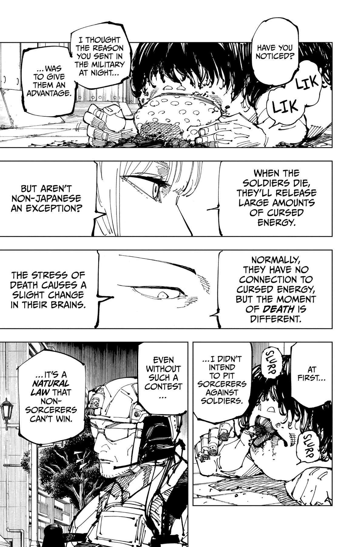 Jujutsu Kaisen Chapter 209 — page 19