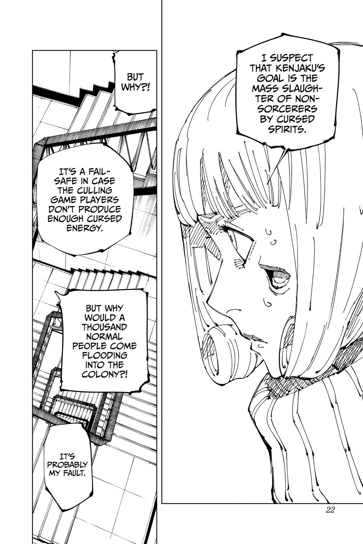 Jujutsu Kaisen Chapter 209 — page 22