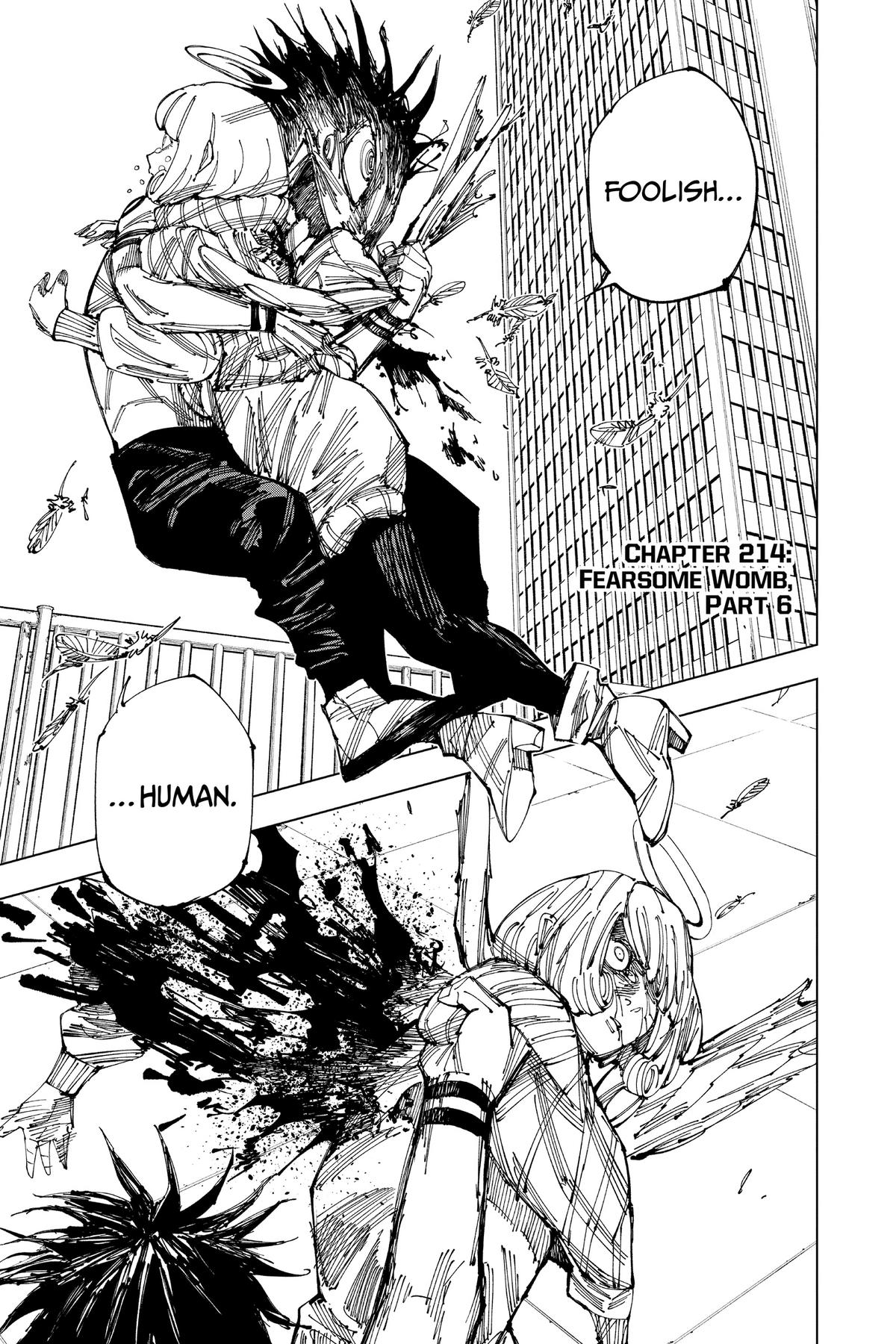 Jujutsu Kaisen Chapter 214 — page 1