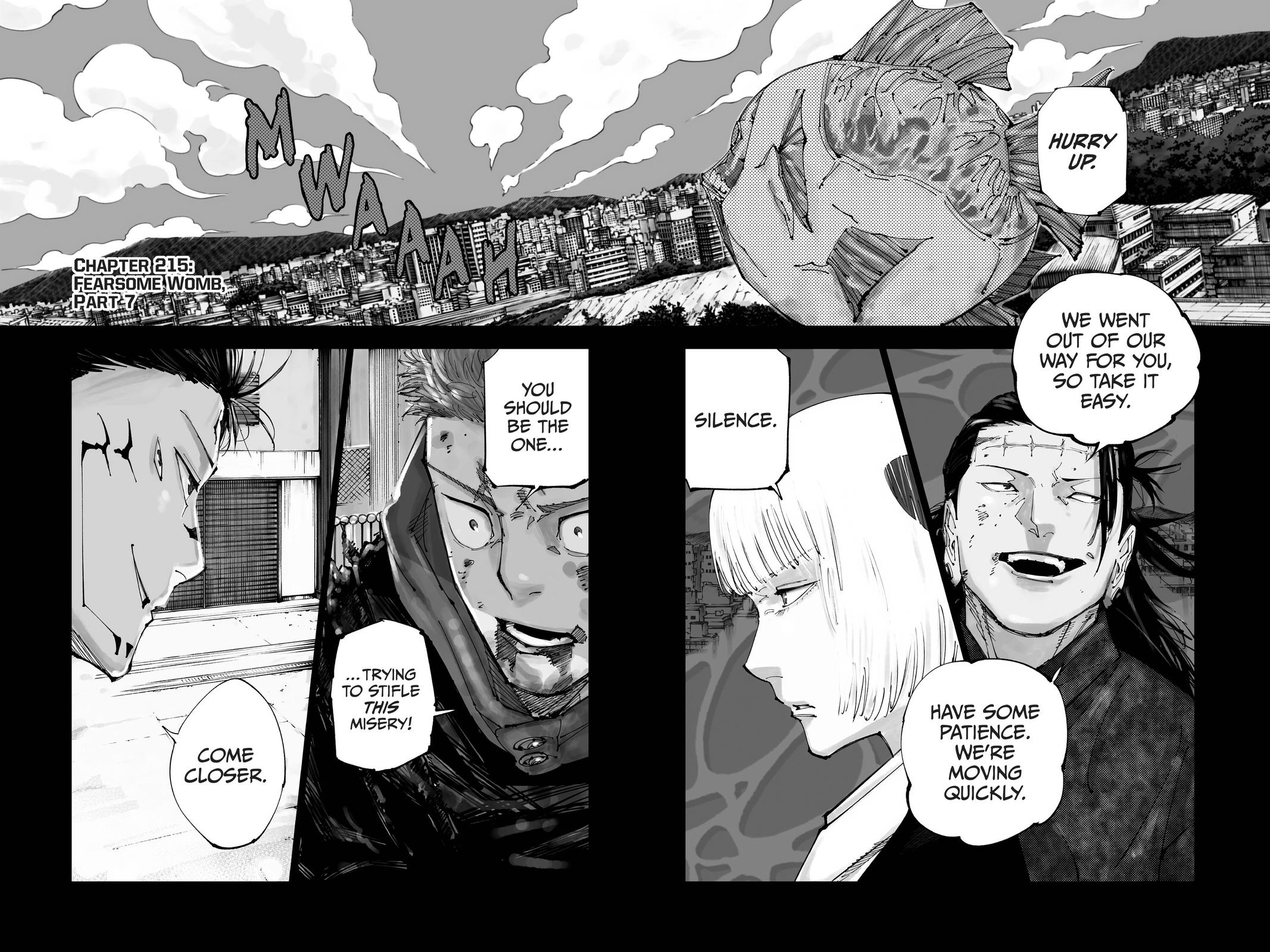 Jujutsu Kaisen Chapter 215 — page 1