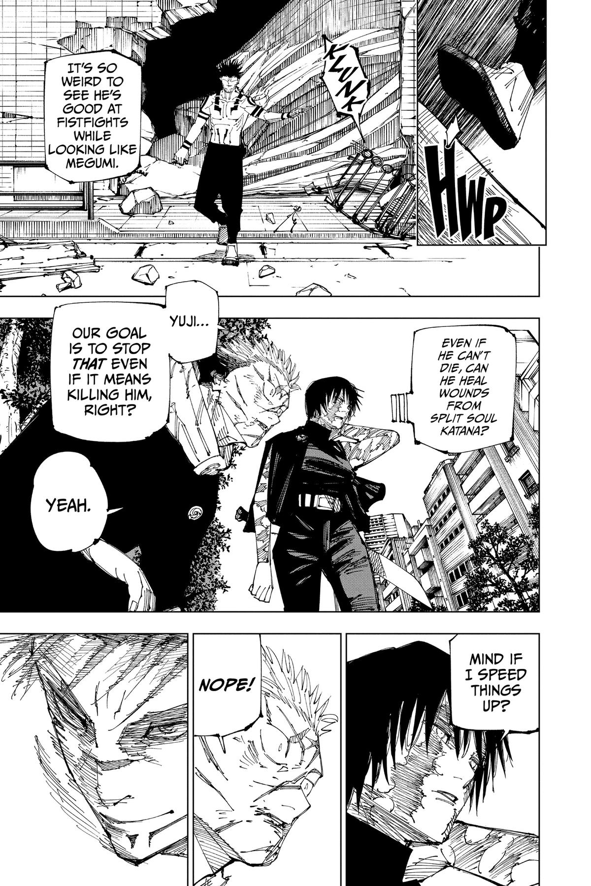Jujutsu Kaisen Chapter 215 — page 9