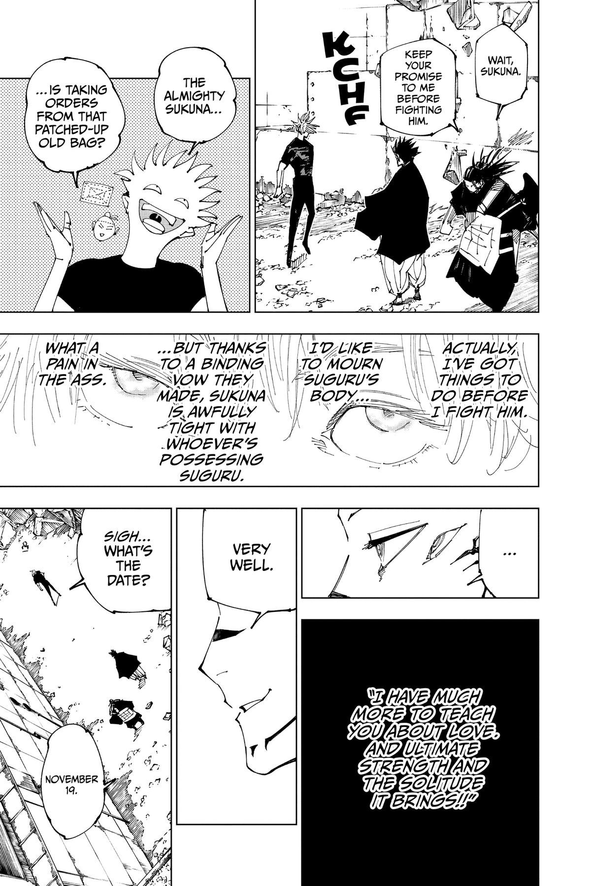 Jujutsu Kaisen Chapter 221 — page 16
