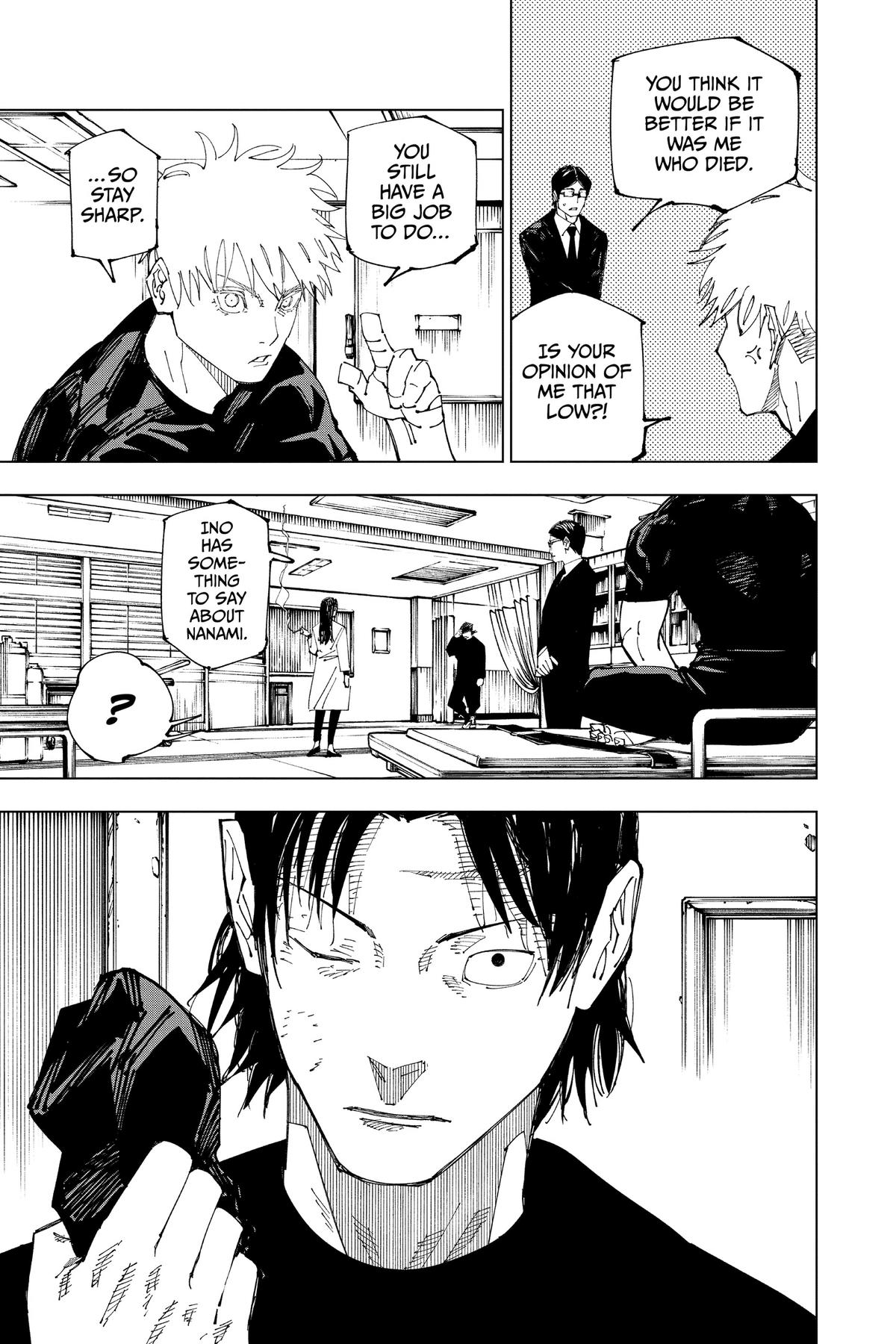 Jujutsu Kaisen Chapter 222 — page 7