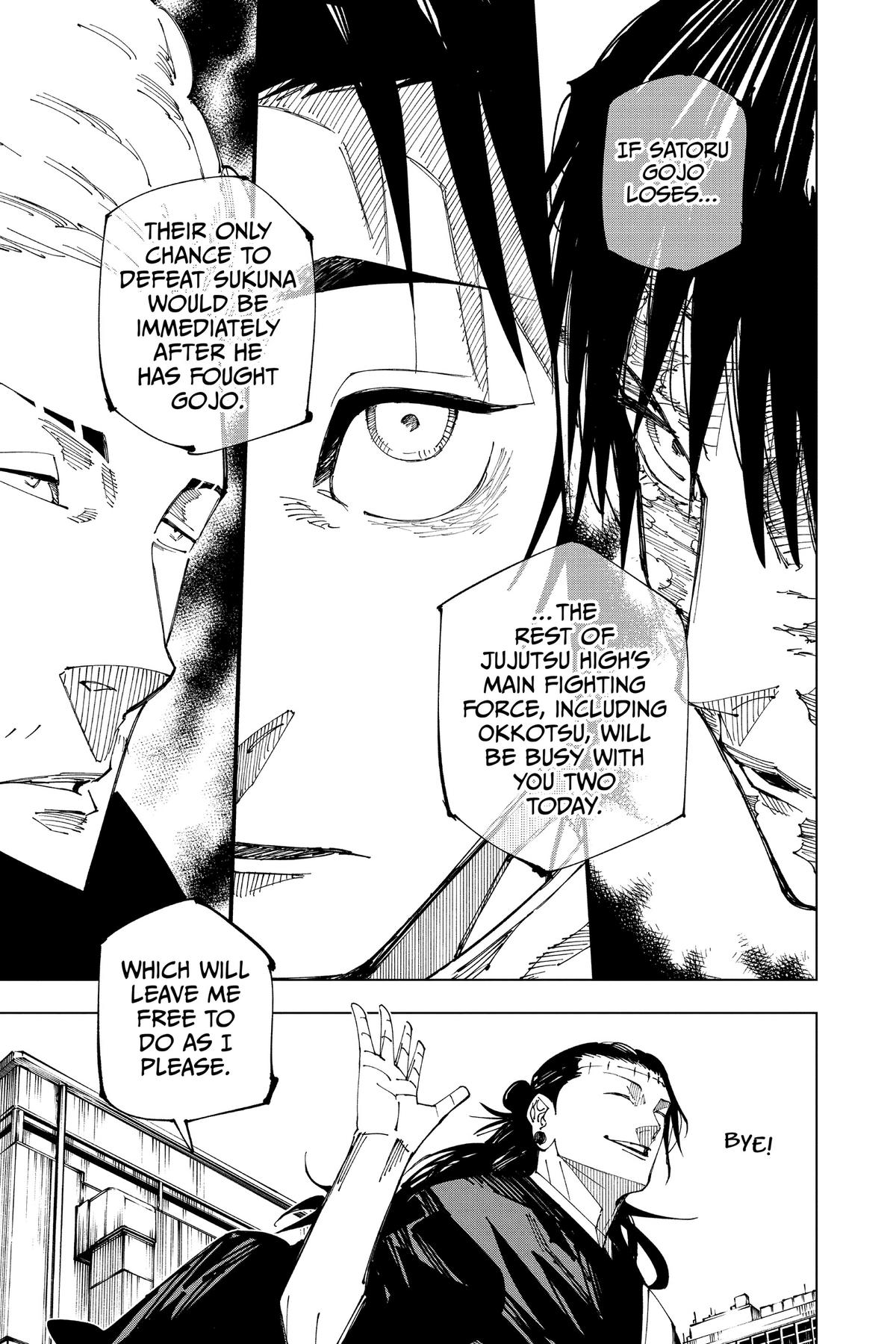 Jujutsu Kaisen Chapter 222 — page 13