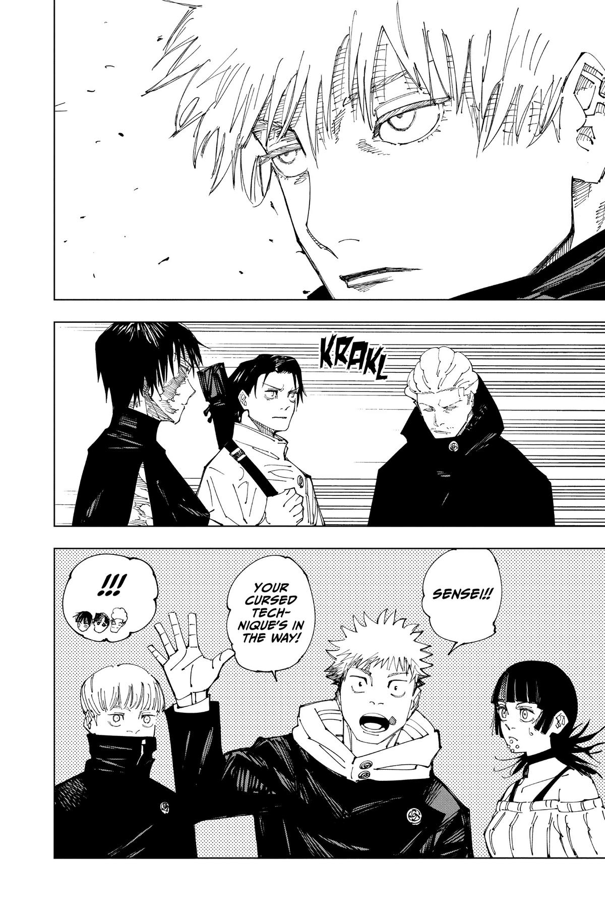 Jujutsu Kaisen Chapter 222 — page 16
