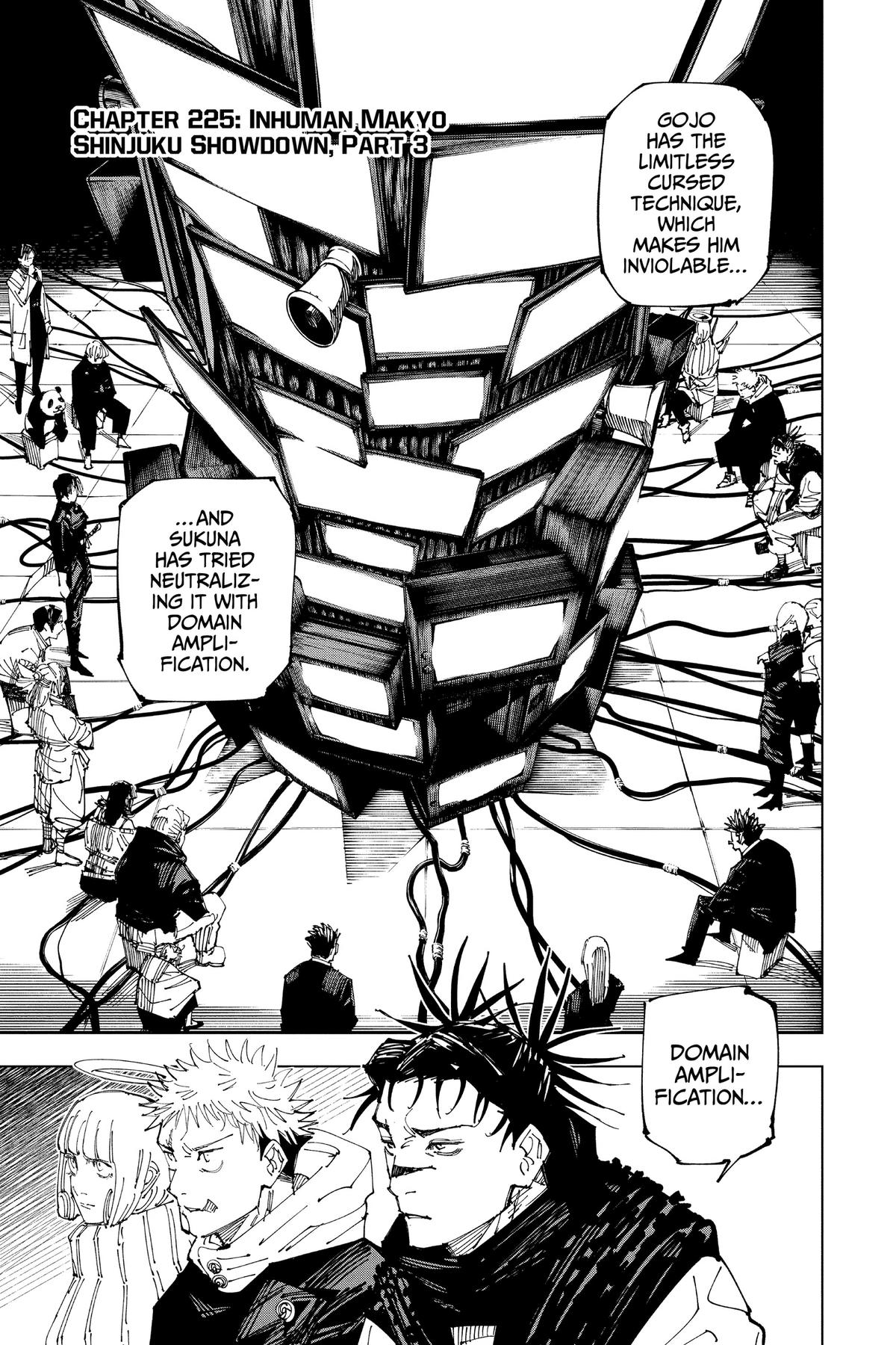 Jujutsu Kaisen Chapter 225 — page 1