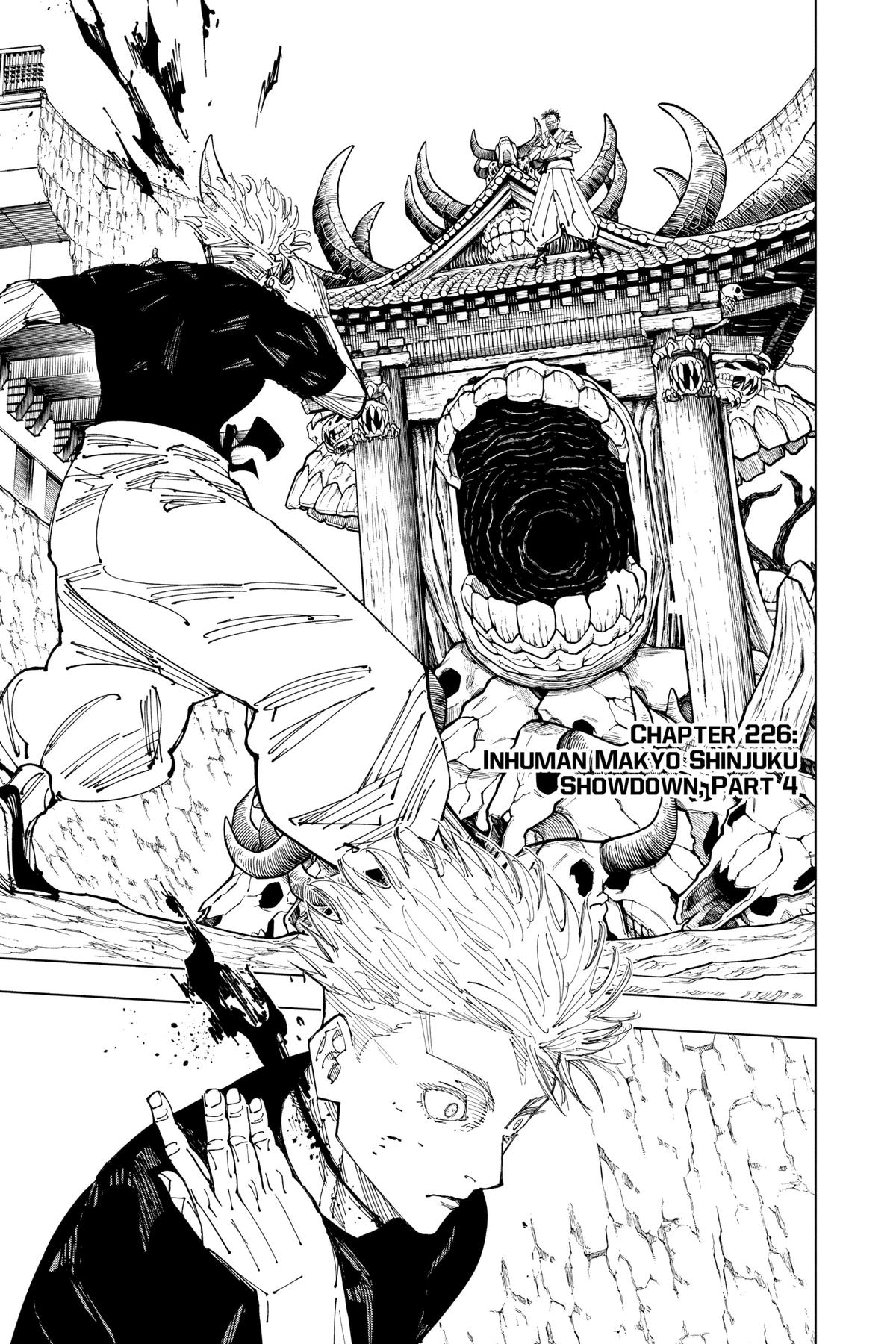 Jujutsu Kaisen Chapter 226 — page 1