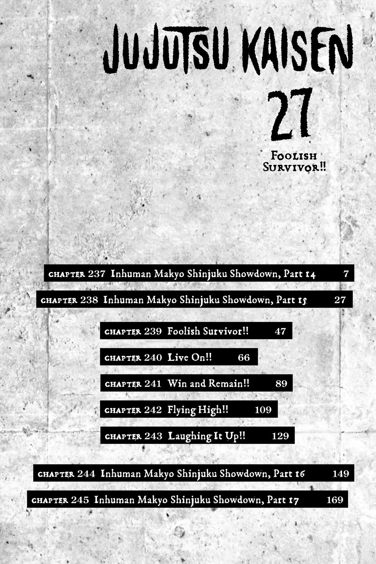Jujutsu Kaisen Chapter 237 — page 6