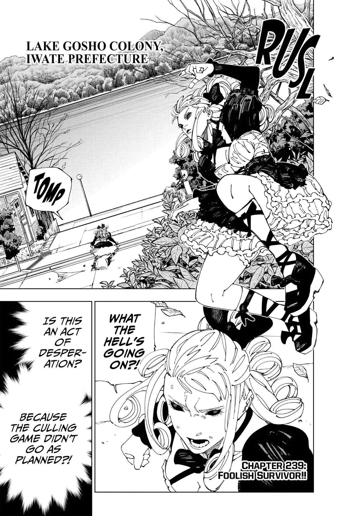Jujutsu Kaisen Chapter 239 — page 1