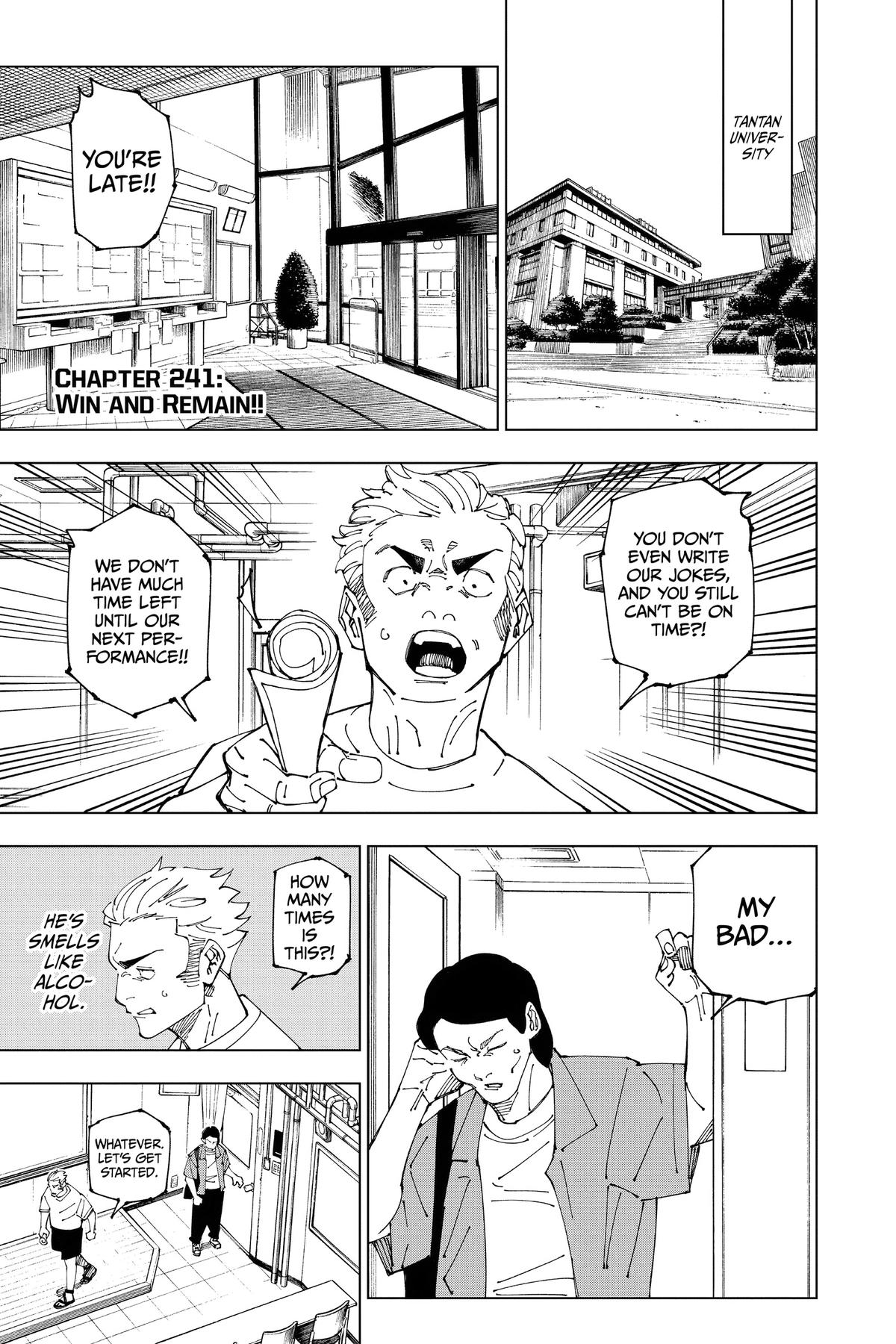 Jujutsu Kaisen Chapter 241 — page 1