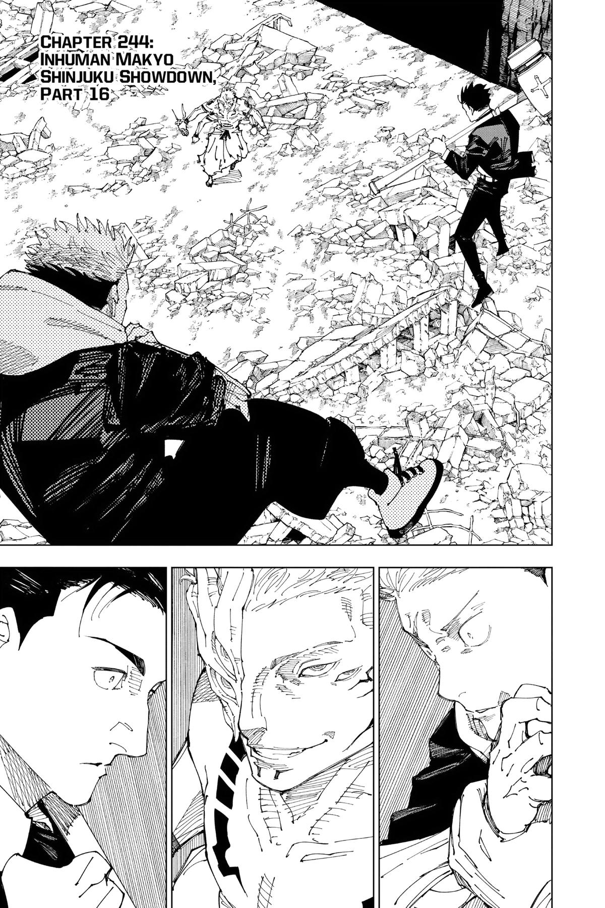 Jujutsu Kaisen Chapter 244 — page 1