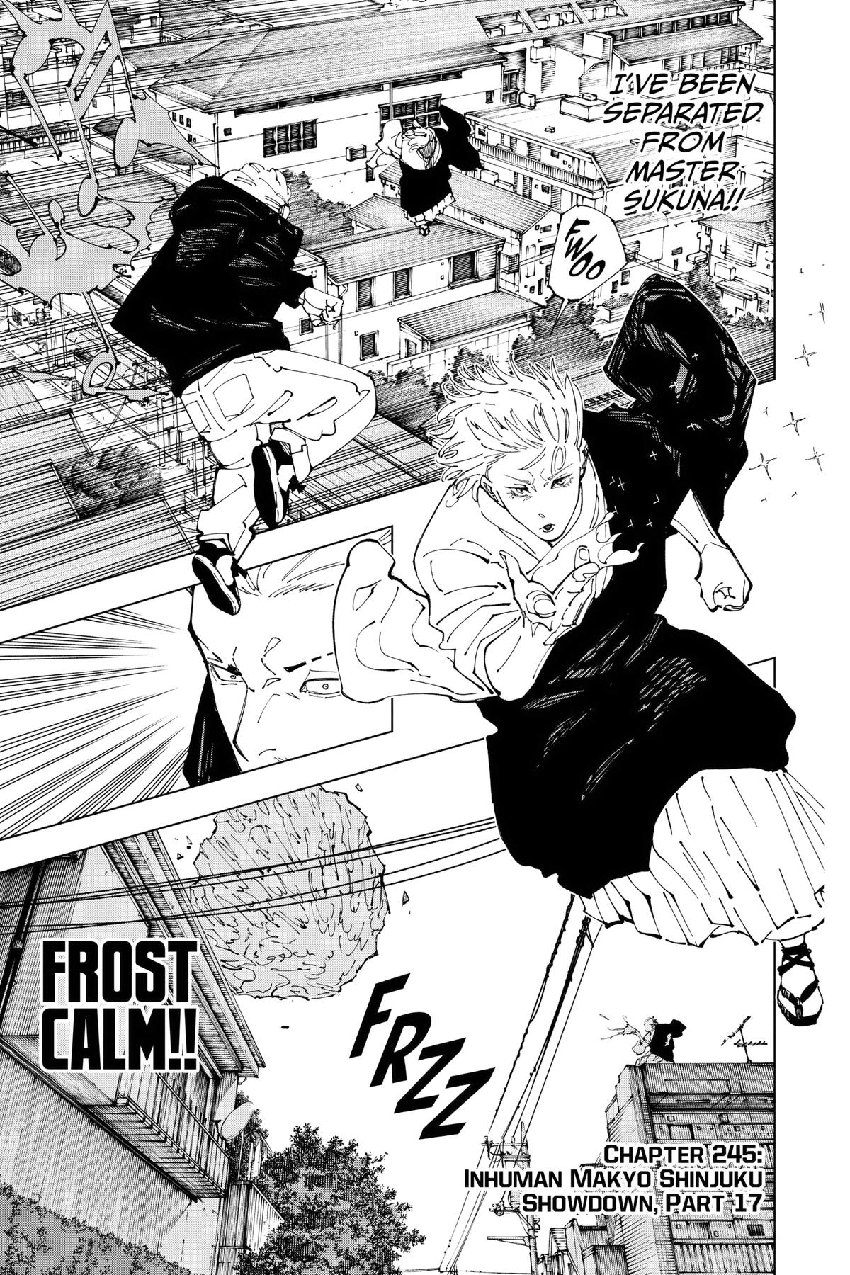 Jujutsu Kaisen Chapter 245 — page 1