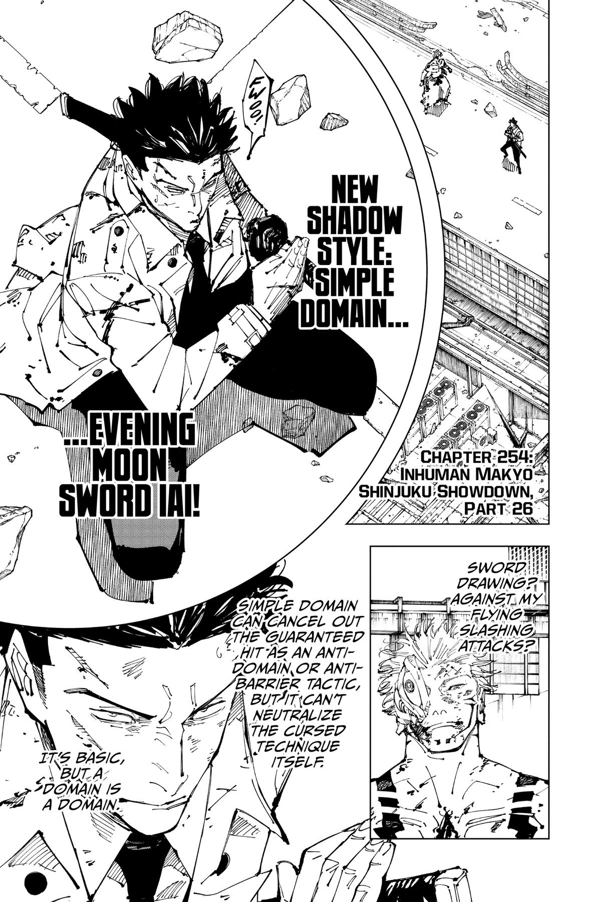 Jujutsu Kaisen Chapter 254 — page 1