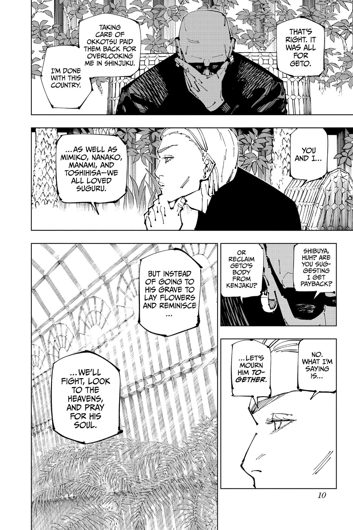 Jujutsu Kaisen Chapter 255 — page 10